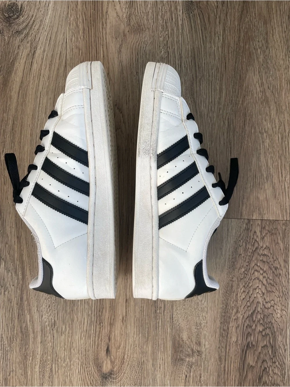 Women Size 7.5 adidas Shell Toe Superstar Floral Twist White Black Shoes